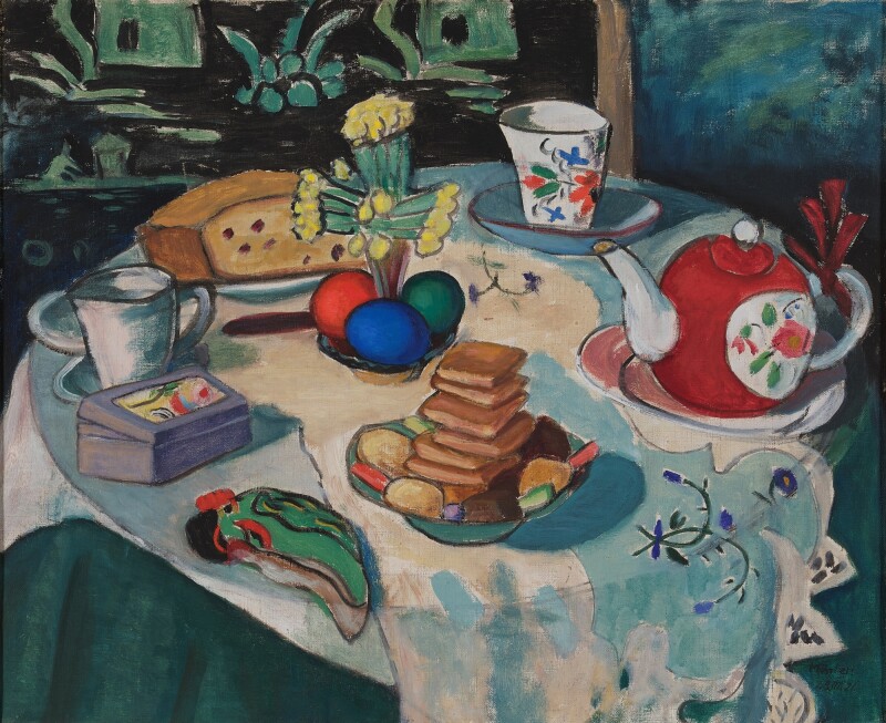 Still life with Easter Eggs (1921)
