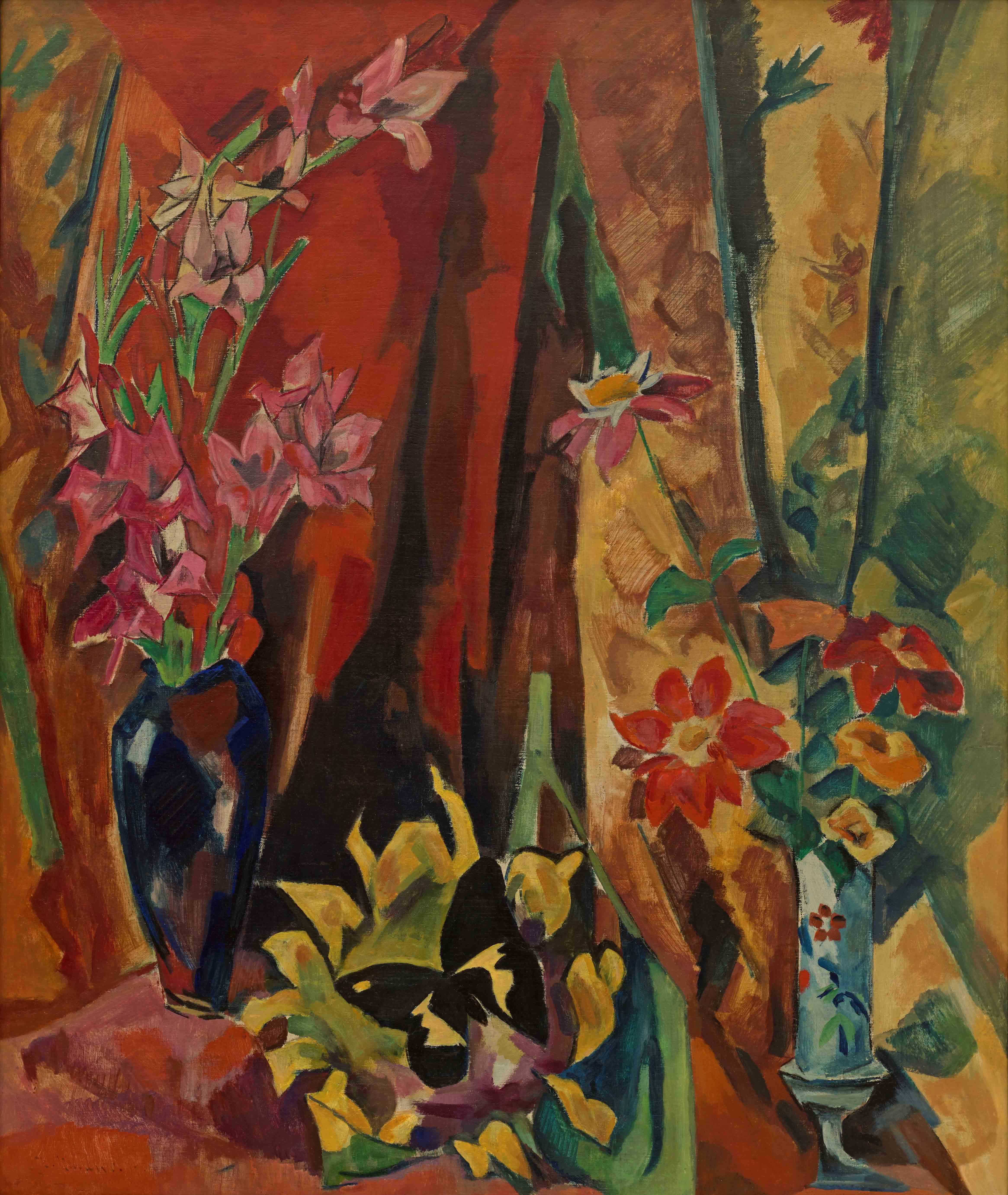 Still Life with Flowers and Butterfly (1919)